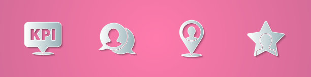 设定剪纸关键业绩指标演讲图片下载