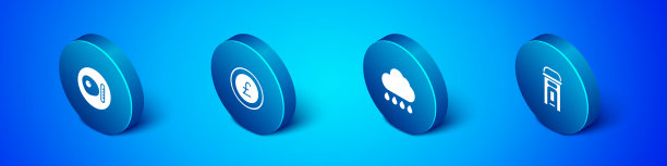 设置等距的英国早餐云与雨图片下载