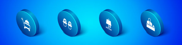 套等距罩盘台灯酒店图片下载