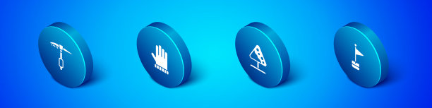 设置等距冰斧路牌雪崩图片下载