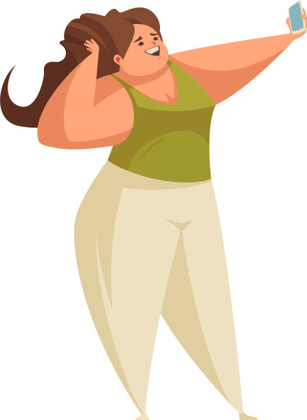 平体阳性女性图片下载