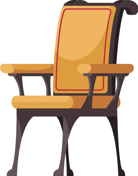 老式图书馆椅子组合图片下载