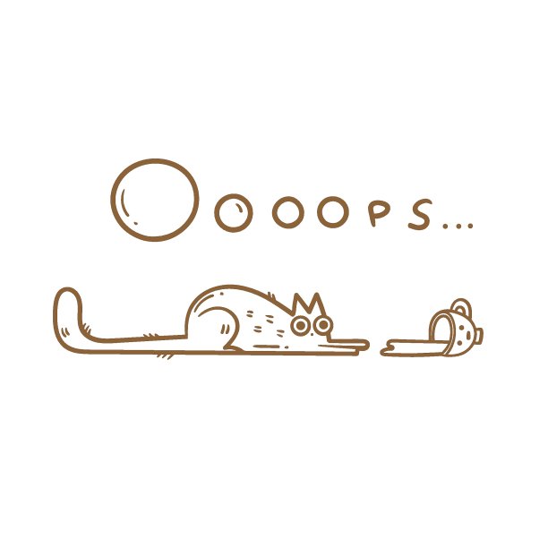 卡片上有可爱的卡通猫。有趣的涂鸦淘气的小猫。向量轮廓图像。顽皮的动物图案。图片下载