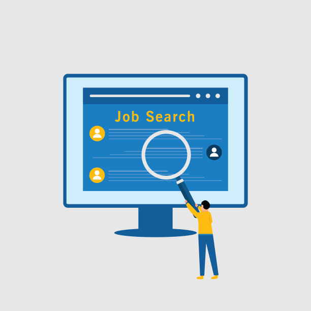 拿着放大镜找工作图片下载