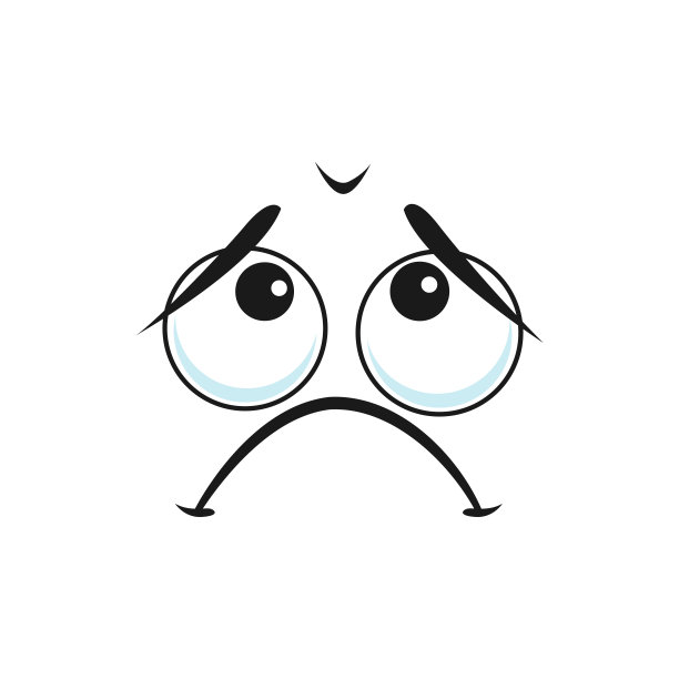 疲倦或无聊的表情孤立的困惑的表情图片下载