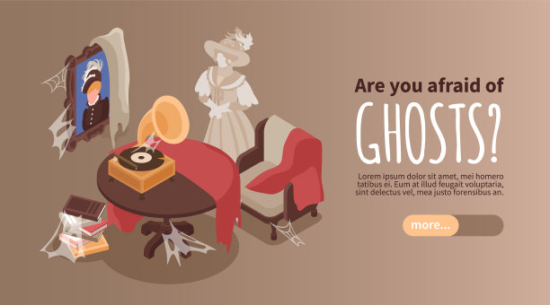 旧房间内部横横幅图片下载