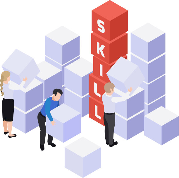 团队工作等距概念图片下载