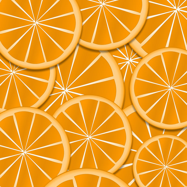 柑橘橙片广场背景图片下载