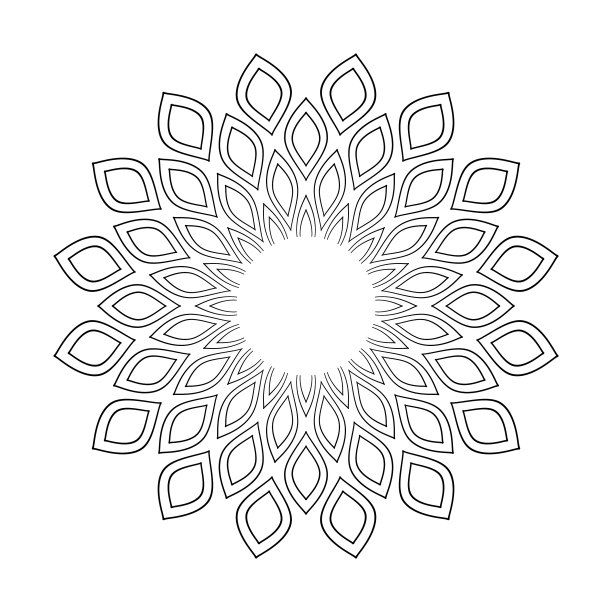 圆花图案图片下载