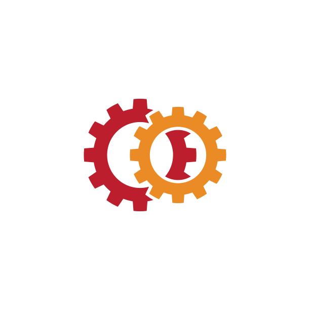 齿轮矢量图标插图设计图片下载