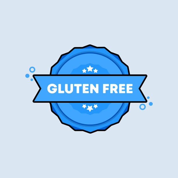 无谷蛋白徽章。向量。无谷蛋白邮票图标。认证徽章标志。邮票模板。标签,贴纸,图标。向量EPS 10。孤立在背景图片下载