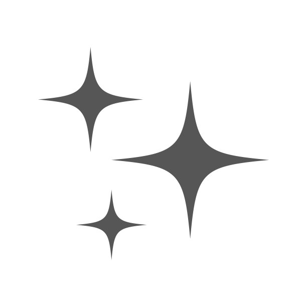 星闪闪发光的图标。闪亮的星光图片下载