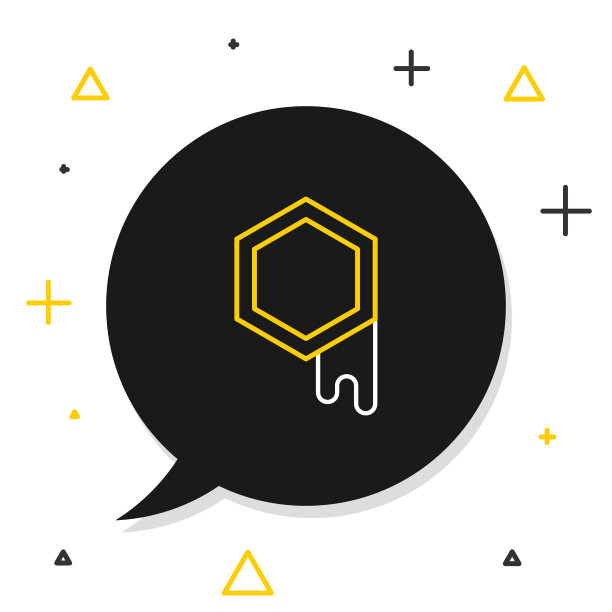 线蜂窝图标孤立在白色背景图片下载