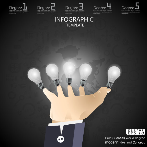 插画业务。设计创意和概念思维。为了成功，计划，思考，搜索，分析，沟通，未来的想法，创新的技术现代。图片下载