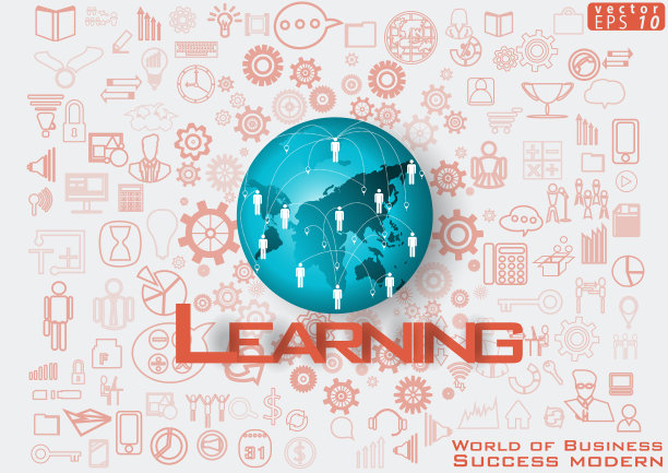 插画业务。设计创意和概念思维。为了成功，计划，思考，搜索，分析，沟通，未来的想法，创新的技术现代。图片下载