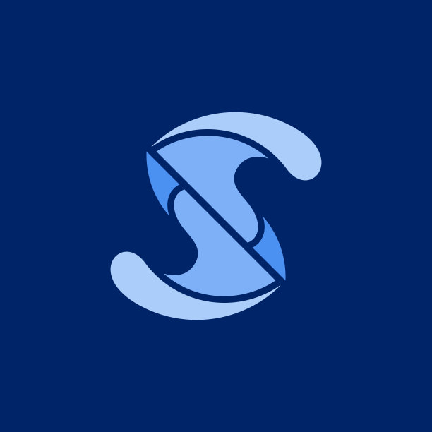 字母S波商业标志设计图片下载