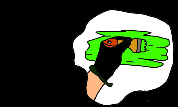 纪念国际左手节的左手物件插画设计图片下载