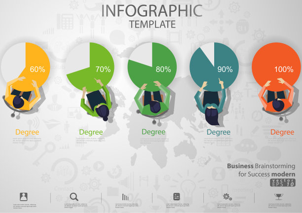 插图业务。设计理念和概念思考创意。对于成功，计划，思考，搜索，分析，沟通，未来的想法创新技术现代。图片下载