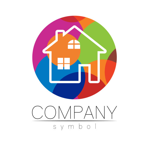 公司标志向量房屋图标品牌房地产标志建筑和公寓租赁概念标志图片下载