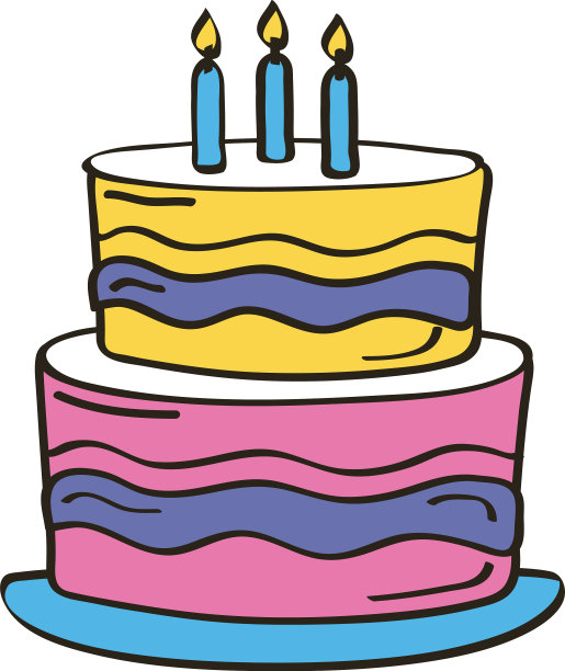 甜蜜的生日蛋糕图片下载
