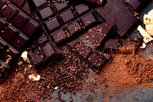 可可豆和巧克力图片下载