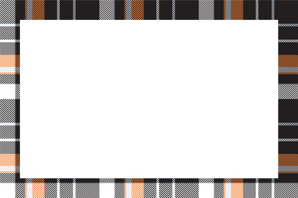 复古框架苏格兰边界图案复古图片下载