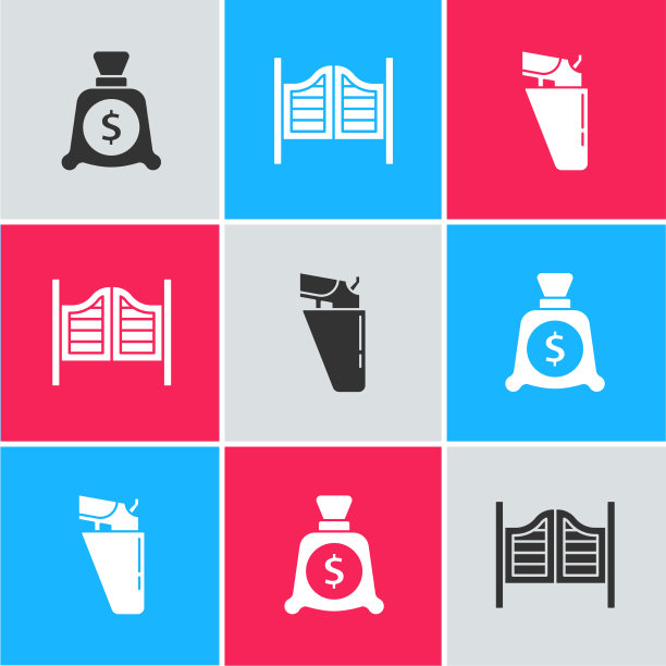 把钱袋门和左轮手枪放进去图片下载