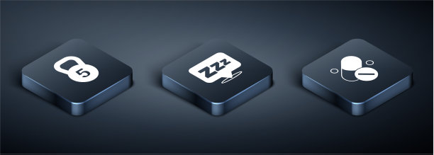 设置等量维生素片和嗜睡图标图片下载