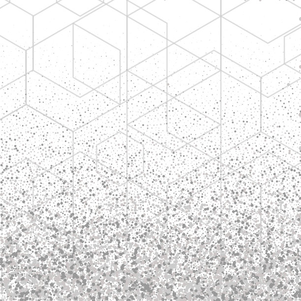 抽象六边形背景错落图片下载