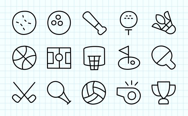 跳跃运动涂鸦图片下载