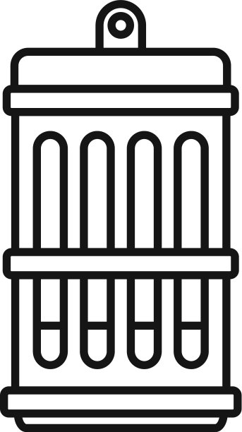 昆虫灯图标轮廓图片下载
