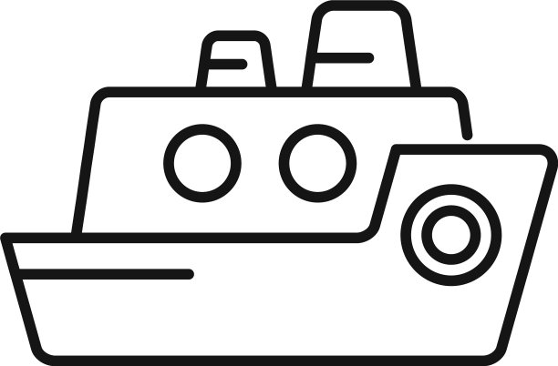 巡航玩具图标轮廓风格图片下载