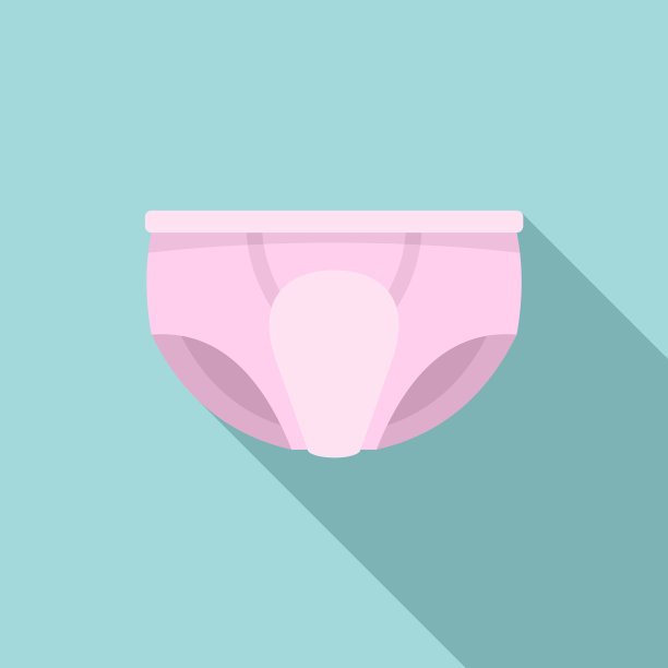 湿尿布图标平风格图片下载