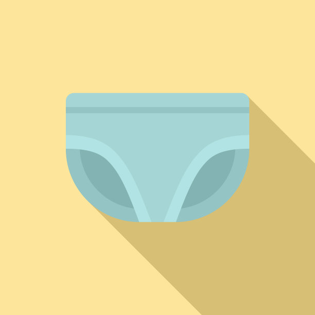 吸收尿布图标扁平风格图片下载