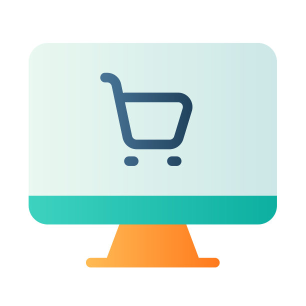 桌面购物车商店在线单孤立的图标图片下载