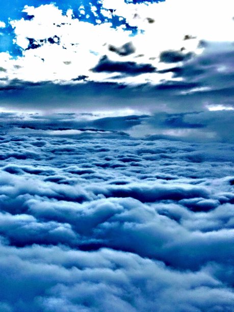 云层之上，从飞机上看，云景图片下载