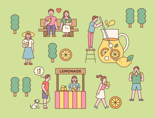 炎热的夏天的水果图片下载