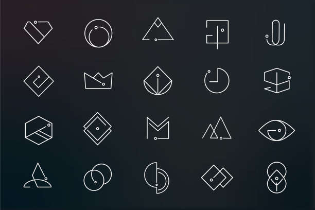 最小标志设计集图片下载