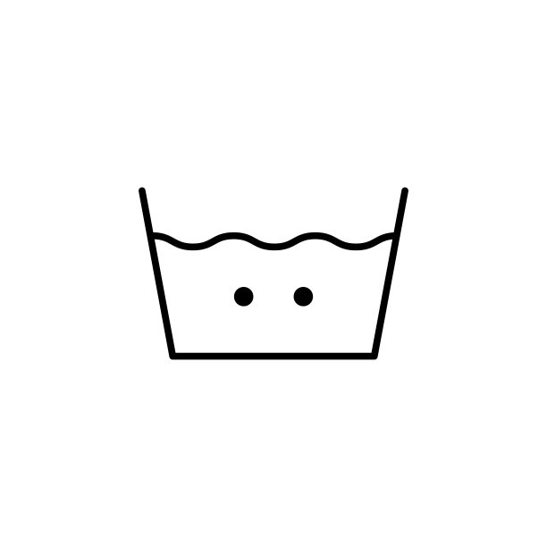 机器洗图标。最高温度40摄氏度或105摄氏度。图片下载