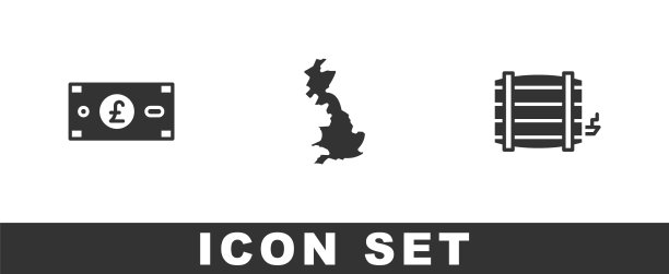 设置英镑、英国地图和木头图片下载