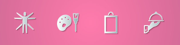 套剪纸维特鲁威人油漆刷用图片下载