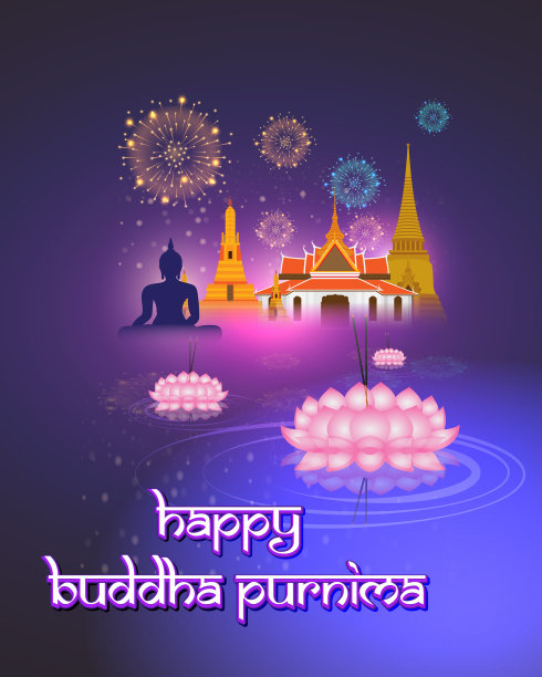 印度佛教普尼玛节与文字是图片下载