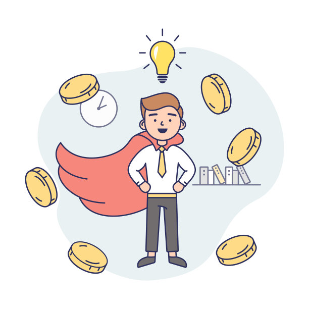 白色背景下的概念图片下载