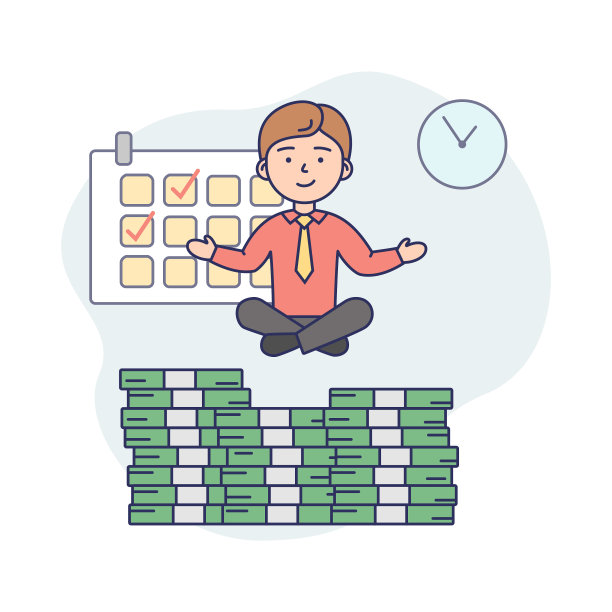 漫画中的商业生活理念图片下载