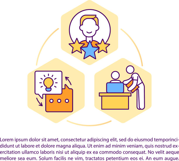 与专业人士沟通概念线图标图片下载