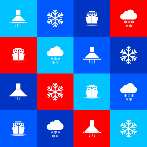 设置厨房抽风机和雪花船图片下载