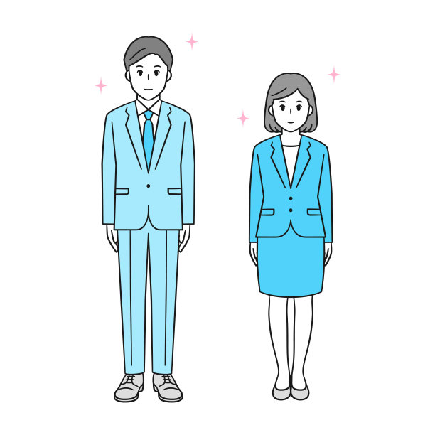 西装革履的商人，女商人图片下载