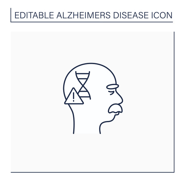 遗传原因线图标图片下载