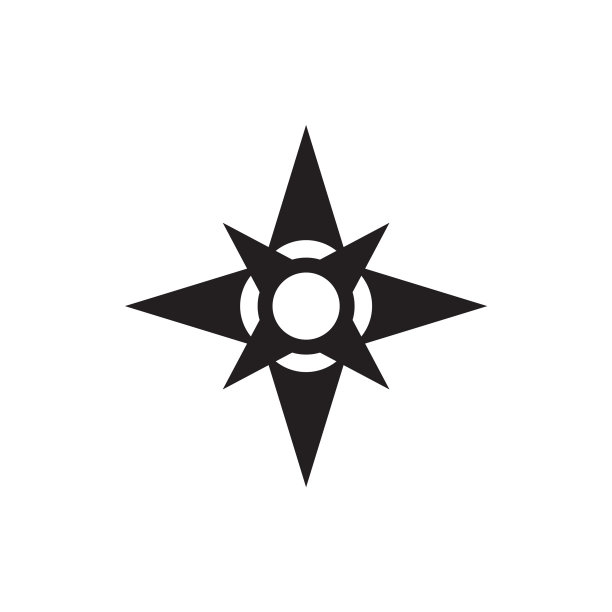 指南针图标标志设计模板图片下载