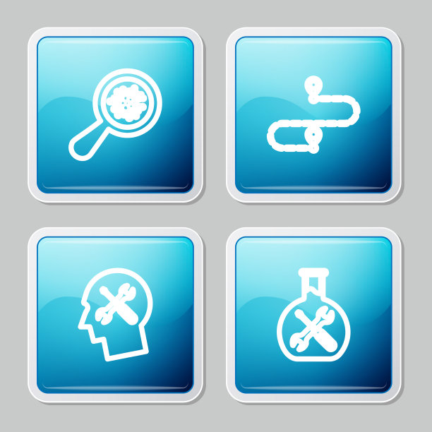 在放大镜下设置线微生物图片下载